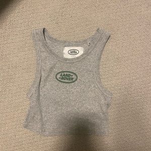 Pacsun Land Rover Cropped Tank Top